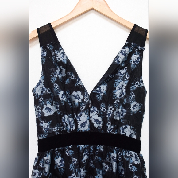 Kate Spade Prairie Rose Jewel Rhinestone Floral Dress Sz 00 Fairy Glam - Picture 7 of 9